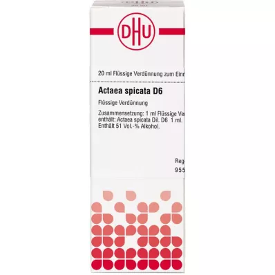 ACTAEA SPICATA Αραίωση D 6, 20 ml