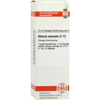 DHU Adonis vernalis D 12 Αραίωμα, 20 ml