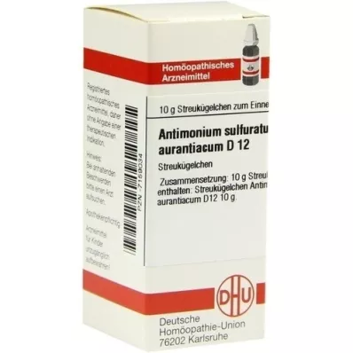 ANTIMONIUM SULFURATUM aurantiacum D 12 σφαιρίδια, 10 g
