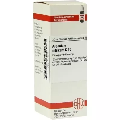 ARGENTUM NITRICUM Αραίωση C 30, 20 ml