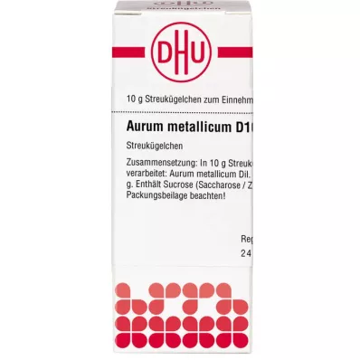 AURUM METALLICUM D 100 σφαιρίδια, 10 g