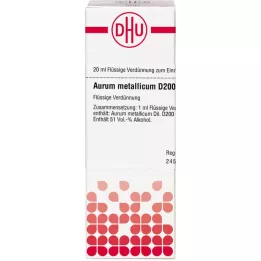 AURUM METALLICUM D 200 αραίωση, 20 ml