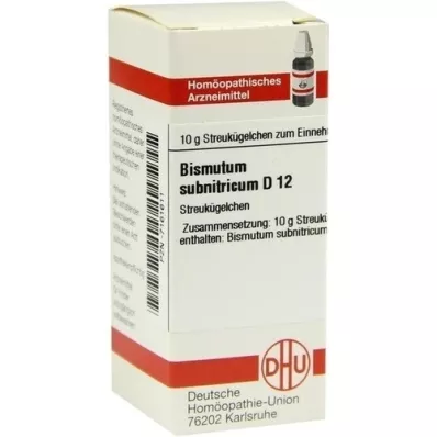 BISMUTUM SUBNITRICUM D 12 σφαιρίδια, 10 g