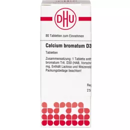 CALCIUM BROMATUM D 30 δισκία, 80 κάψουλες