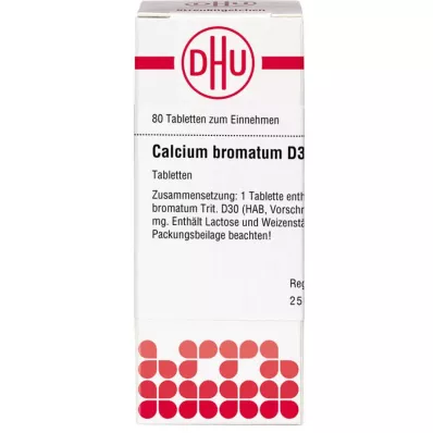 CALCIUM BROMATUM D 30 δισκία, 80 κάψουλες