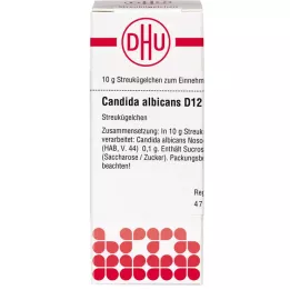 CANDIDA ALBICANS D 12 σφαιρίδια, 10 g