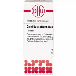 CANDIDA ALBICANS D 30 δισκία, 80 κάψουλες