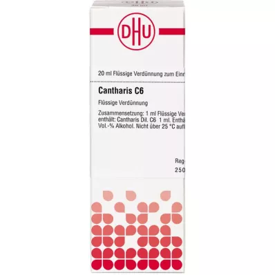 CANTHARIS Αραίωση C 6, 20 ml
