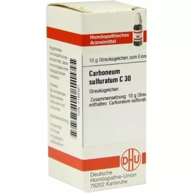 CARBONEUM SULFURATUM C 30 σφαιρίδια, 10 g