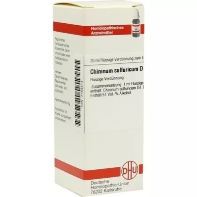 CHININUM SULFURICUM D 30 αραίωση, 20 ml