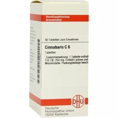 CINNABARIS C 6 δισκία, 80 κάψουλες