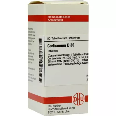 DHU Cortisonum D 30 δισκία, 80 τεμ