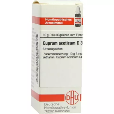 CUPRUM ACETICUM D 3 σφαιρίδια, 10 g