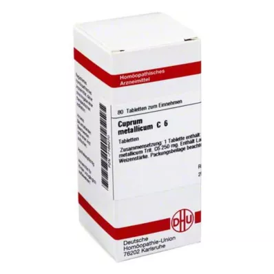 DHU Cuprum metallicum C 6 δισκία, 80 τεμ