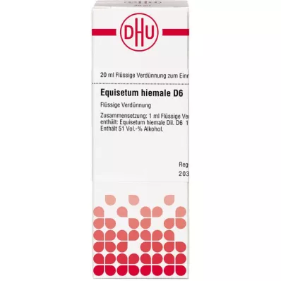 EQUISETUM HIEMALE Αραίωση D 6, 20 ml