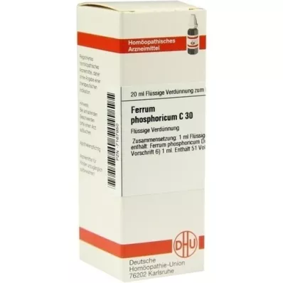 FERRUM PHOSPHORICUM Αραίωση C 30, 20 ml