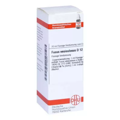 FUCUS VESICULOSUS D 12 αραίωση, 20 ml