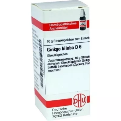 GINKGO BILOBA D 6 σφαιρίδια, 10 g