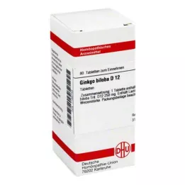 GINKGO BILOBA D 12 δισκία, 80 κάψουλες