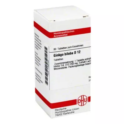DHU Ginkgo biloba D 12 ταμπλέτες, 80 τεμ