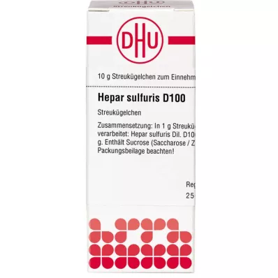 HEPAR SULFURIS D 100 σφαιρίδια, 10 g