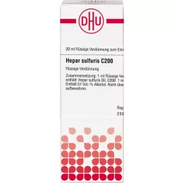 HEPAR SULFURIS Αραίωση C 200, 20 ml