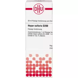 HEPAR SULFURIS D 200 αραίωση, 20 ml