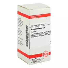 HEPAR SULFURIS C 6 δισκία, 80 κάψουλες