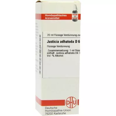 JUSTICIA adhatoda D 6 αραίωση, 20 ml