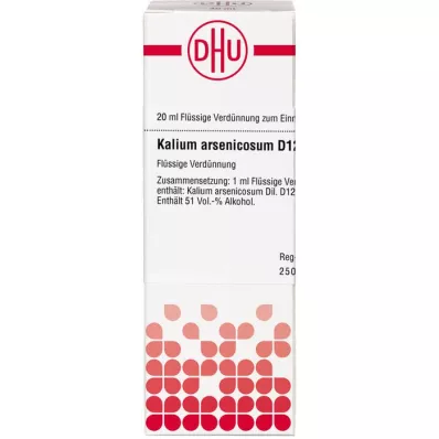 KALIUM ARSENICOSUM D 12 αραίωση, 20 ml
