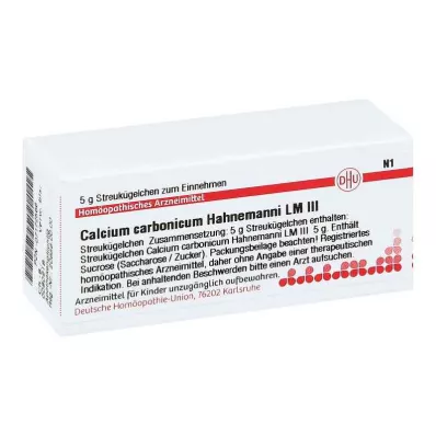 Lm Ασβέστιο Υδατάνθρακες.III Globules Hahnemanni (5 g)