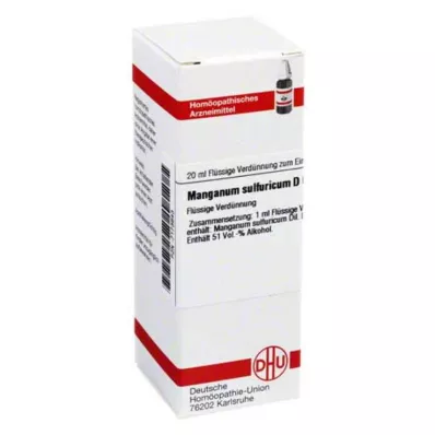 DHU Manganum sulfuricum D 6 Αραίωση, 20 ml