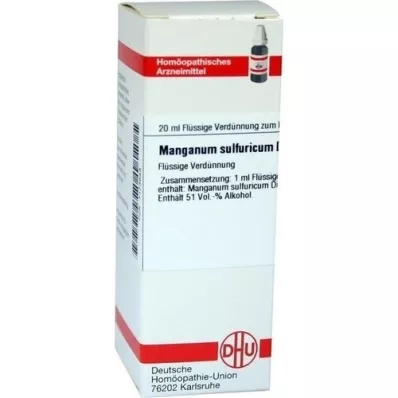 MANGANUM SULFURICUM Αραίωση D 6, 20 ml