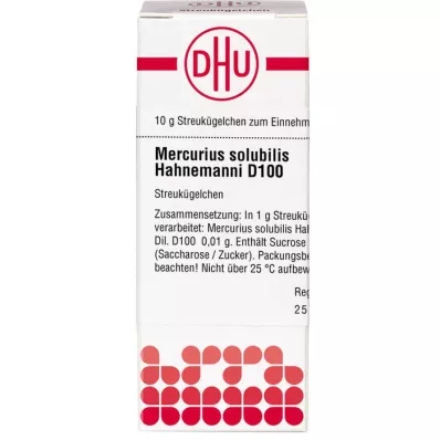MERCURIUS SOLUBILIS Hahnemanni D 100 σφαιρίδια, 10 g