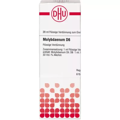 MOLYBDAENUM Αραίωση D 6, 20 ml