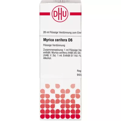 MYRICA cerifera D 6 αραίωση, 20 ml