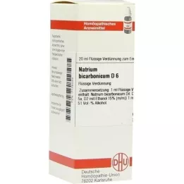 NATRIUM BICARBONICUM Αραίωση D 6, 20 ml