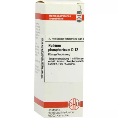 NATRIUM PHOSPHORICUM D 12 αραίωση, 20 ml