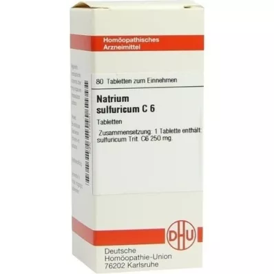 NATRIUM SULFURICUM C 6 δισκία, 80 κάψουλες