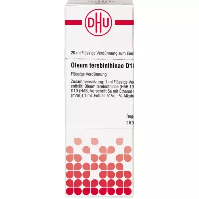 OLEUM TEREBINTHINAE D 10 αραίωση, 20 ml