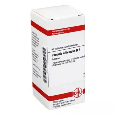 DHU Paeonia officinalis D 2 ταμπλέτες, 80 τεμ DHU Paeonia officinalis D 2 ταμπλέτες, 80 τεμ