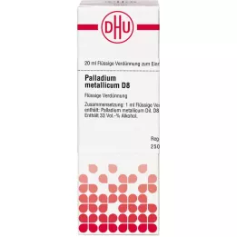 PALLADIUM METALLICUM Αραίωση D 8, 20 ml