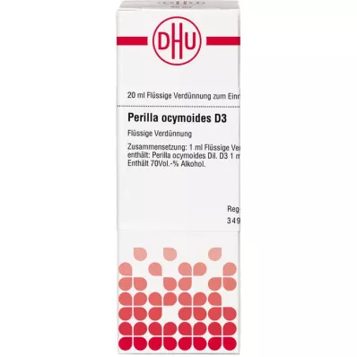 PERILLA OCYMOIDES Αραίωση D 3, 20 ml