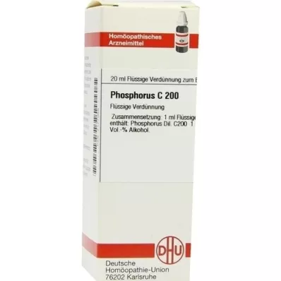 PHOSPHORUS Αραίωση C 200, 20 ml
