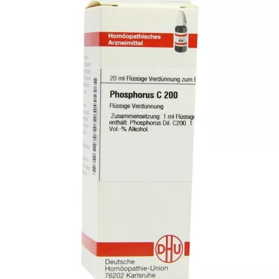 DHU Phosphorus C 200 Αραίωμα, 20 ml