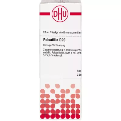 PULSATILLA D 20 αραίωση, 20 ml