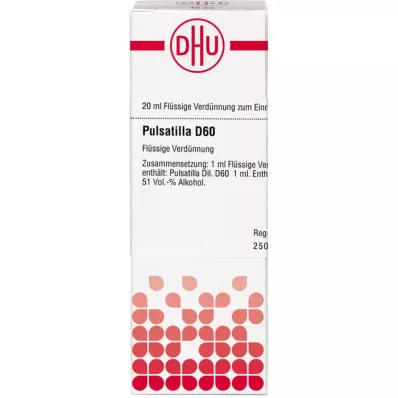 PULSATILLA D 60 αραίωση, 20 ml