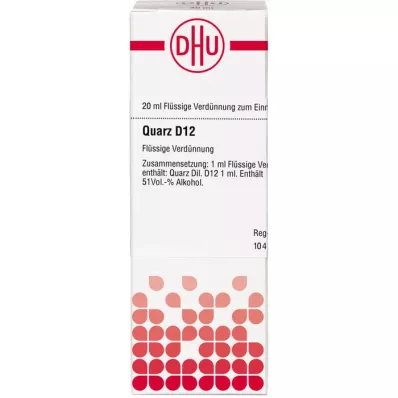 QUARZ D 12 αραίωση, 20 ml