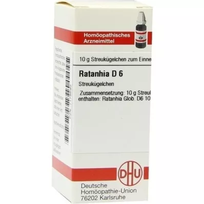 RATANHIA D 6 σφαιρίδια, 10 g