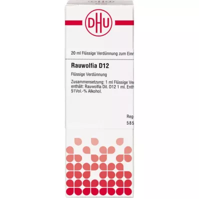 RAUWOLFIA D 12 αραίωση, 20 ml